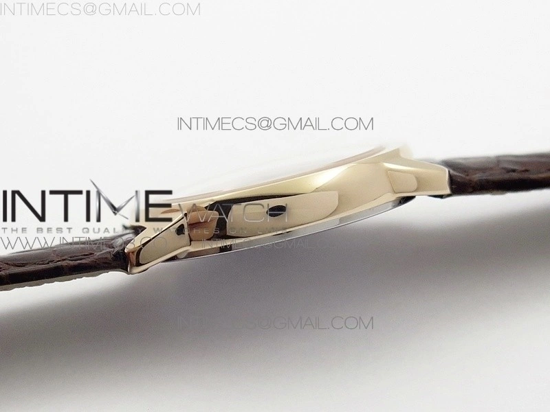 Ronde Solo de Cartier 29.5mm RG K11 1:1 Best Edition White Dial on Brown Croco Leather Strap Ronda Quartz